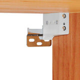 Bedside Table Wax Brown 50 x 32.5 x 24 cm Solid pine wood 873479