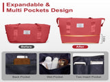4-Piece Luggage Set with 2 Handbags & 8-Piece Toiletry Kit Durable PP Suitcase 37459360