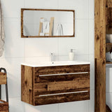 Bathroom Sink Cabinet Old Wood 80x38.5x48 cm Engineered Wood 862533