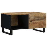 Coffee Table 80x50x40 cm Solid Wood Mango&Engineered Wood 350632