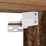 ZNTS Wall-mounted Bedside Cabinets 2 pcs Old Wood 45x26x28.5 cm 858611