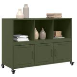 Sideboard Olive Green 100.5x39x72 cm Steel 846738