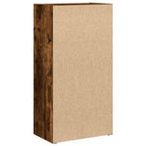 Bookcase Smoked Oak 40x24x77 cm Engineered Wood 860368