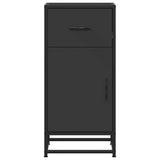 Sideboard Black 35.5x35x76 cm Engineered Wood and Metal 848959