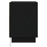 Bedside Cabinet with Drawer 2 pcs Black Oak 39 x 34.5 x 50 cm 869613