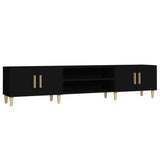 TV Cabinet Black 180x31.5x40 cm Engineered Wood 816257