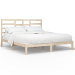 Bed Frame without Mattress Solid Wood 200x200 cm 3105815