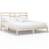 Bed Frame without Mattress Solid Wood 200x200 cm 3105815
