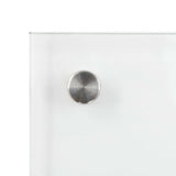 Kitchen Backsplash Transparent 120x60 cm Tempered Glass 249480