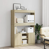 Highboard Sonoma Oak 92x33x140 cm Engineered Wood 3309611
