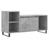 TV Cabinet Concrete Grey 100x35x55 cm Engineered Wood 831328