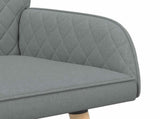 2 Seater Sofa with Solid Wood Legs 2-Seater Light Grey 42051030
