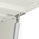 Wall Cabinet for Garage with Gas-lift Door White 883281