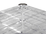Raised Garden Bed Silver 400 x 40 x 55 cm galvanized 8006280