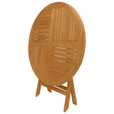 Garden Dining Set Warm Teak Solid Teak Wood Medium Foldable 3059579