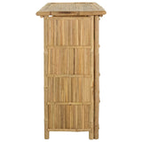 Outdoor Bar Table Natural 115 x 55 x 105 cm Bamboo 42028066