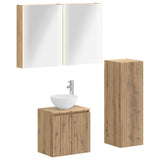 Bathroom Furniture Set 4 pcs Artisan Oak 3407430