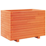 Garden Planter Wax Brown 70x40x49.5 cm Solid Wood Pine 847370