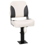 Foldable Boat Seat 1 Set Low Backrest with Fixing Strap 3284293