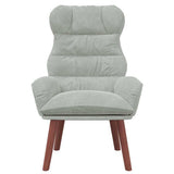 Armchair Light Grey 69 x 74 x 93 cm Velvet 42001887