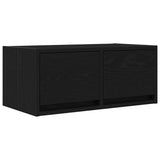 TV Cabinet Black Oak 60x31x25.5 cm Engineered Wood 861492