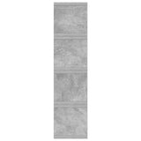 CD Storage Rack 4 pcs Concrete Grey 40 x 17 x 17 cm 8012717