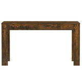 Dining Table Smoked Oak 140x74.5x76 cm Engineered Wood 815198