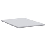 Mattress Topper White 140 x 200 x 6 cm Jaquard Fabric 4106205
