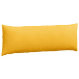 Sofa Pillows 2 pcs Light Yellow 120 x 40 cm Corduroy Fabric 42013823