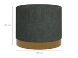 Round Ottoman, Upholstered Foot Stool 19752369