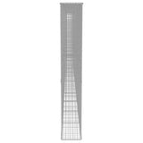 Gabion Wall with Covers Galvanised Steel 900x50x200 cm 144916