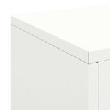 Plant Stand 3 pcs White Steel 865828