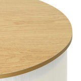 Trade Show Counter Light Brown and White 90 x 48 x 93 cm 42046601