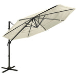 4-Tier Garden Parasol with Aluminium Pole Sand 3x3 m 313828