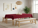 Table Cloth 5 pcs Rectangular Wine Red 140 x 220 cm 42040358