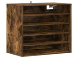 Shoe cabinets 60 x 35 x 70 cm Smoked Oak Shoe Storage 816014