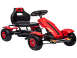 Children Pedal Go Kart, Kids Ride On Racer with Adjustable Seat, Inflatable Rubber Tyres, Handbrake, T3398P422370