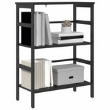 Bookshelf Black Oak 60 x 29.5 x 81 cm Engineered Wood 883916