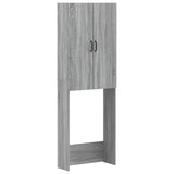 Toilet Cabinet HOORN Grey Sonoma 66 x 25.5 x 190 cm 897361
