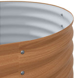 Garden Raised Bed Brown 400 x 80 x 44 cm Steel 42011330