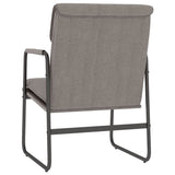 Lounge Chair Taupe 55x64x80 cm Fabric 351347