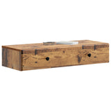 Wall-Mounted Side Table Old Wood 87.5 x 34.5 x 17 cm 899183