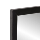 Mirror with Shelf 80x8x55 cm Glass and Solid Wood Mango 358579