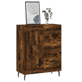 Sideboard Smoked Oak 69.5x34x90 cm Engineered Wood 830281