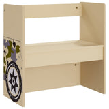 3 Piece Kids Table and Chair Set Off-road Car Design MDF 10406