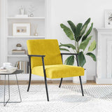 Armchair Yellow 59 x 75 x 78 cm Velvet 42017686