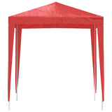 Party Tent 200 x 200 x 240 cm Red PE and Steel 42032984