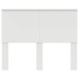 Headboard with Headboard White 120 cm Engineered wood 887780