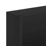 Shower Niche Black 75 x 30 x 9.5 cm Stainless Steel 42012672
