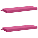2-Piece Bench Cushions SOEST 2 pcs 100% Polyester Pink 949709